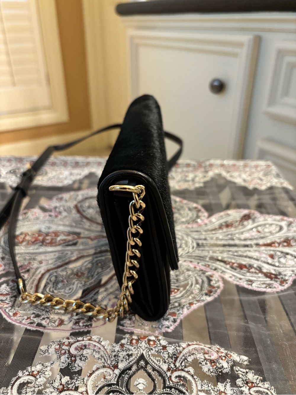 Michael Kors Black Crossbody Chain Shoulder Bag - Picture 3 of 9